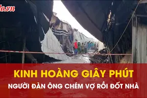 Nhân chứng bàng hoàng kể lại giây phút người đàn ông đốt nhà cháy rụi 56 ki ốt ở chợ Thanh Tùng