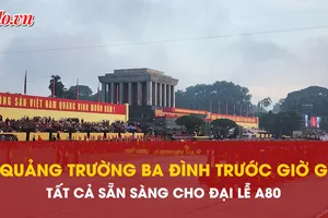 Quảng trường Ba Đình trước giờ G, tất cả đã sẵn sàng cho Đại lễ 2-9
