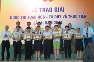 Tuyên dương 117 học sinh xuất sắc cuộc thi toán học