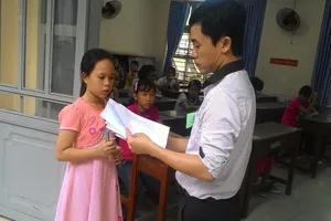 Công bố phiếu đăng ký khảo sát lớp 6 Trần Đại Nghĩa