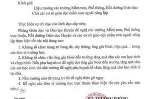 Sở GD&ĐT nói về công văn cấm ông già Noel vào trường học 