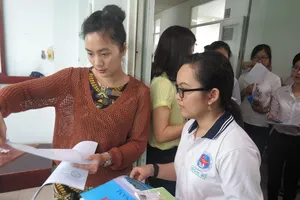 Thí sinh thi đánh giá năng lực đợt 1 của ĐH Quốc gia TP.HCM (ảnh. PA)