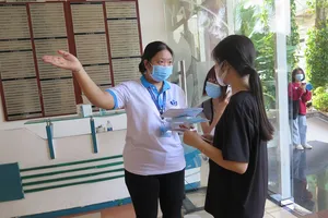 Thí sinh dự thi Đánh giá năng lực năm 2021 để xét tuyển đại học. Ảnh: PA