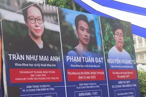  3 thí sinh xuất sắc nhất trúng tuyển Đại học Bách Khoa TP.HCM