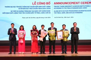 Trường ĐH Tôn Đức Thắng đạt chuẩn kiểm định giáo dục theo chuẩn FIBAA