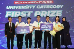 Ấn tượng dự án khởi nghiệp 'Robot y tá' của sinh viên Trường ĐH Bách khoa