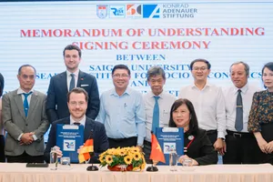 Trường ĐH Sài Gòn hợp tác với Quỹ KAS của Đức, hiện thực hóa Nghị quyết 57