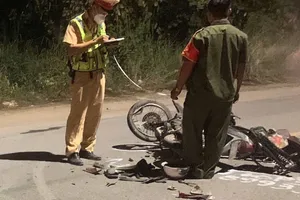 Đồng Nai: 2 xe máy đối đầu trong đêm khiến 2 người thương vong