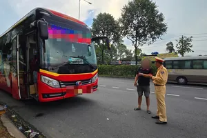 TP.HCM: Xử lý nhiều xe khách vi phạm quy định về giám sát hành trình 