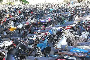 Công an TP.HCM thông báo tìm chủ sở hữu 8 xe máy 