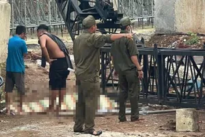 Sập cần cẩu tại công trường Vành đai 3, một công nhân tử vong