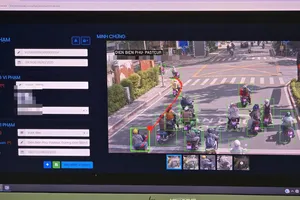 TP.HCM: Camera AI phát hiện gần 6.000 trường hợp vượt đèn đỏ, đi ngược chiều...