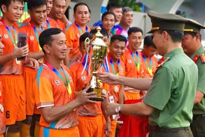 Cụm thi đua 3A vô địch giải bóng đá Công an TP.HCM 2025