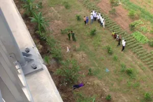 Tài xế taxi tử vong dưới chân cầu Nhật Tân