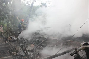 Ngày đầu năm, cháy nhà thiệt hại gần 100 triệu đồng