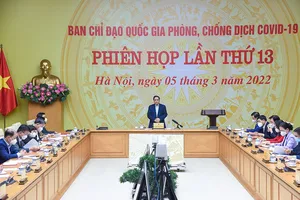 Thủ tướng đang chủ trì họp Ban chỉ đạo phòng chống dịch COVID-19