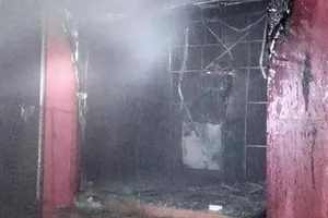 Cây ATM bị cháy rụi trong đêm