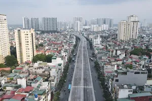 Hà Nội sắp hoàn thành đường Vành đai 2 trên cao đoạn Ngã Tư Vọng - Vĩnh Tuy