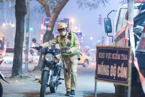 Ba tháng, phát hiện gần 152.000 trường hợp vi phạm nồng độ cồn