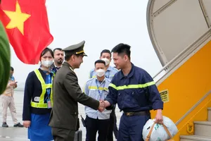 24 cảnh sát tham gia cứu hộ ở Thổ Nhĩ Kỳ về đến Việt Nam