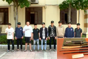 Khởi tố 10 người trong vụ dùng hung khí xông vào đánh nhau ở Bắc Ninh