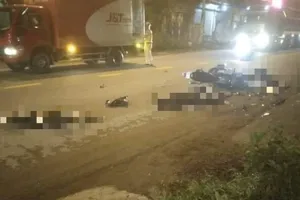 6 người thương vong sau cú va chạm giữa hai xe máy