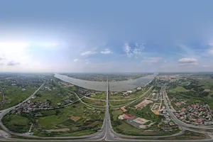 Cận cảnh cây cầu bắc qua Sông Hồng dài nhất Việt Nam