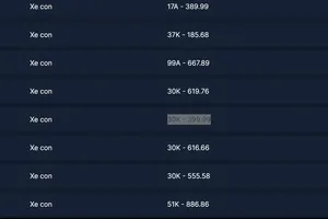 Biển số xe ô tô 30K - 399.99 trúng đấu giá gần 3 tỉ đồng