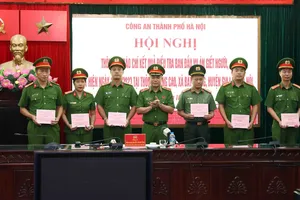 Chủ tịch Hà Nội gửi Thư khen đơn vị phá vụ án giết người phân xác