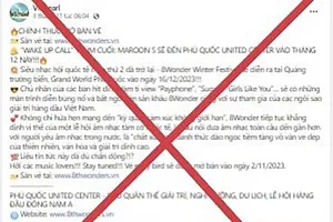 Mạo danh tập đoàn Vingroup bán vé tham dự sự kiện 