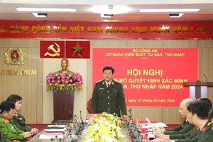 Xác minh tài sản, thu nhập của 8 Trưởng phòng thuộc các đơn vị của Bộ Công an