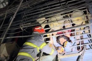 3 người may mắn thoát khỏi đám cháy lúc rạng sáng