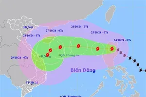 Công điện của Bộ Công an về ứng phó với bão Trà Mi