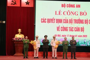 Công an TP Hà Nội có 2 tân Phó giám đốc 