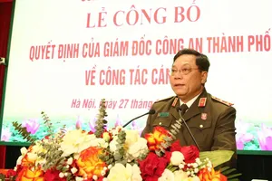 Công an TP Hà Nội không tổ chức công an cấp huyện từ ngày 1-3