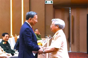 Tổng Bí thư Tô Lâm gặp mặt cán bộ Công an chi viện chiến trường miền Nam