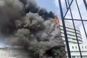 Công an thông tin về vụ cháy tại tòa nhà Viettower ở Hà Nội