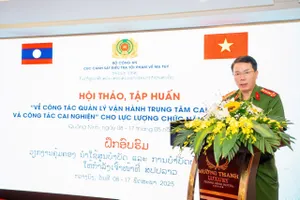 Cục C04 tập huấn cho nước bạn Lào về quản lý, vận hành trung tâm cai nghiện