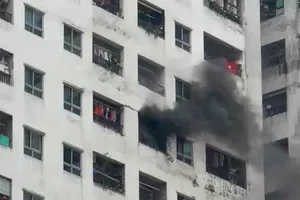 Công an Hà Nội thông tin về việc xảy ra liên tiếp 2 vụ cháy chung cư cao tầng trong buổi sáng