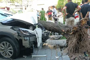 Xác định tài xế ô tô gây tai nạn liên hoàn ở Hà Nội