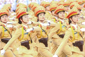 Công an Hà Nội phân luồng giao thông phục vụ diễu binh, diễu hành dịp 2-9