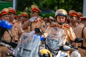 Công an Hà Nội tiếp nhận hơn 600 cán bộ, chiến sĩ CSGT phục vụ nhiệm vụ A80