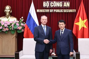 Đại tướng Lương Tam Quang tiếp Trợ lý Tổng thống, Chủ tịch Hội đồng Biển Liên bang Nga Nikolai Patrushev