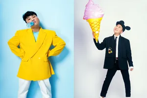 Don Nguyễn đáng yêu trong bộ ảnh với kẹo nhiều màu