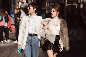 Sam bất ngờ hội ngộ mỹ nhân Oh Yeon Seo ở Hàn Quốc