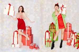 Kaity Nguyễn cùng hội chị em tụ họp dịp cuối năm đón Noel