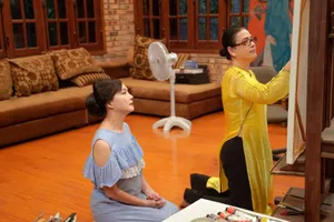 NSND Lê Khanh tìm đến tận tư gia nhân vật hình mẫu để học vẽ