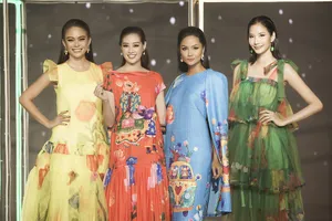 Á hậu Thùy Dung đọ dáng với hoa hậu H'Hen Niê, Khánh Vân