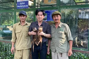 Đan Trường tặng lại 2 chú rái cá cho Thảo Cầm Viên