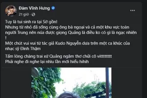 Đàm Vĩnh Hưng làm thơ trên nền nhạc để đuổi COVID-19